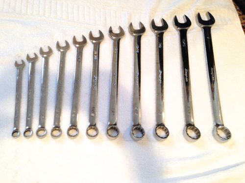 SLIGHTLY USED Snap-on Wrench Set (11 Wrenches)