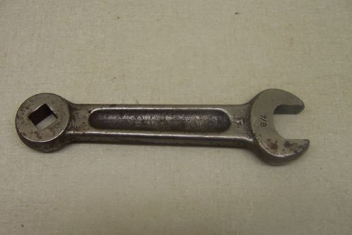 Williams #563b machine wrench 7/8&#034; open end and 1/2&#034; square for sale