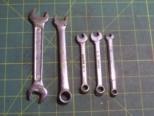 METRIC WRENCHES OPEN LOT OF 5 #52112