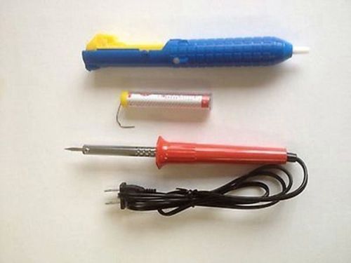 40w professional soldering iron kit (solder iron 40w + 7&#039; wire + pump) for sale