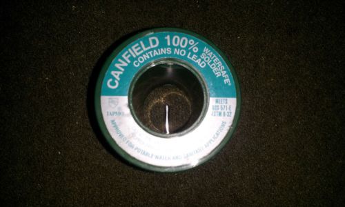 CANFIELD 100% Water Safe Silver Solder New 16oz