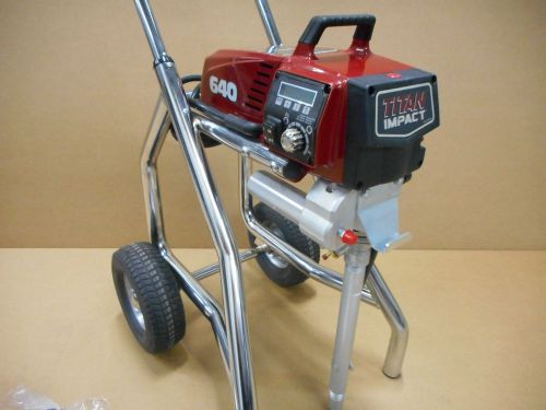 NEW 2014&#039; 805-004 TITAN IMPACT 640 ELECTRIC AIRLESS PAINT SPRAYER w/ GUN &amp; HOSE