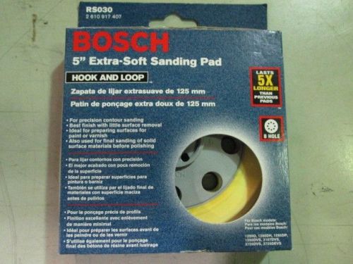 Bosch rs030 5&#034; extra soft sanding pad new/unused for sale
