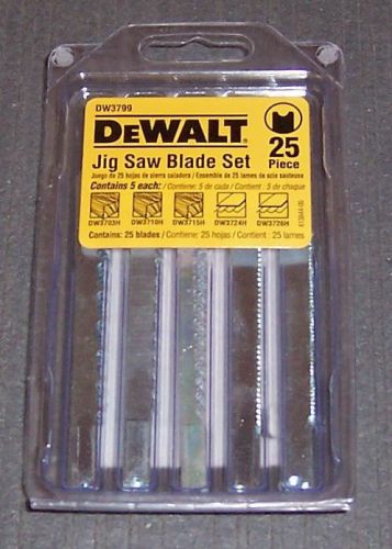 DEWALT DW3799 25 Piece U-Shank Jig Saw Blades