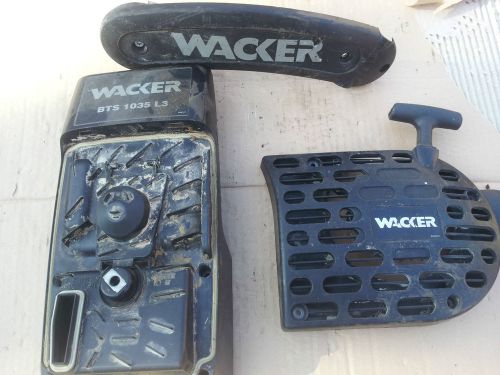 Wacker  BTS1035 cutoff saw pullrope recoil starter &amp; other parts