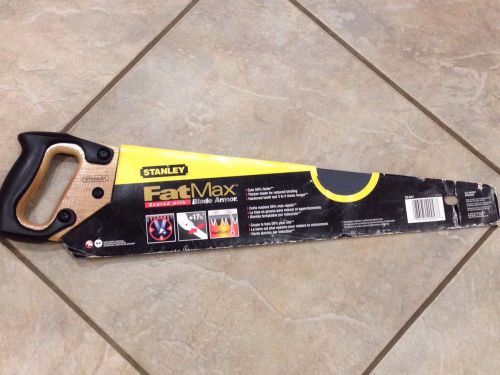 Stanley 20-046 FatMax Saw With Blade Armour Coating, 15&#034; New
