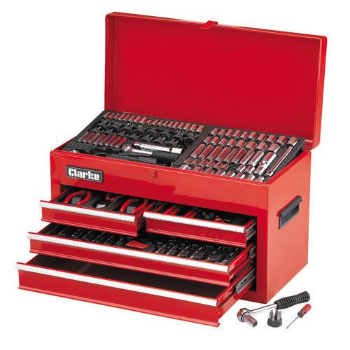 Clarke cht497 - 242 piece tool set &amp; chest for sale