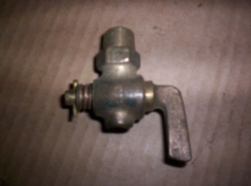 Nos hercules waterloo economy hit miss gas engine brass water hopper drain nice! for sale