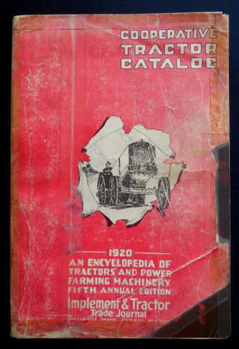 1920 Tractor Encyclopedia, Waterloo, Flour City, Rumely, Case, IHC, 416 Pages!