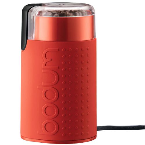 Bodum bistro electric blade coffee grinder - red for sale