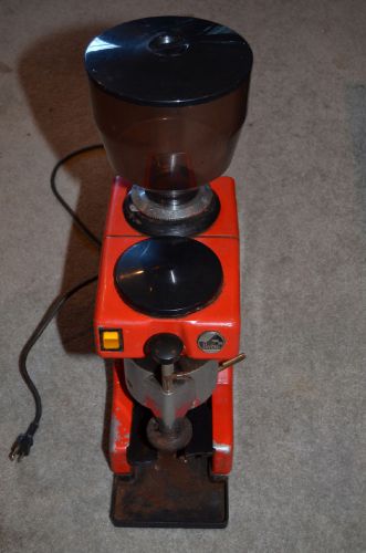 La Pavoni Commercial Espresso Coffee Grinder  RED (TESTED GOOD)
