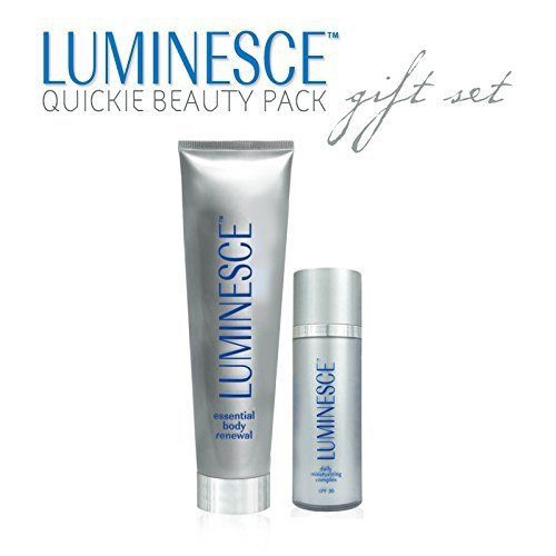 A quick beauty gift set by luminesce-body renewal &amp; daily moisterizer for sale