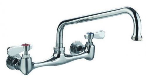Commercial Faucet 8&#034; Center Splash Mount Faucet With 12&#034; Spout NSF Approved