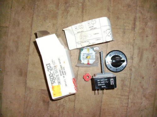 Robertshaw infinite switch kit 5500-203 with dial for sale