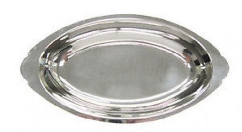 Oval Au Gratin Platter Stainless Steel 12 oz  Mirror Finish Adcraft OAG-12
