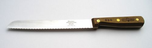 1 Dexter-Russell 8&#034; Scalloped Bread knife Satin Free Blade Wooden Handle 628