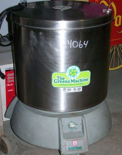Ditto Dean Stainless Steel Vegetable Dryer, On Casters 115V; 1PH; Model: VP-1