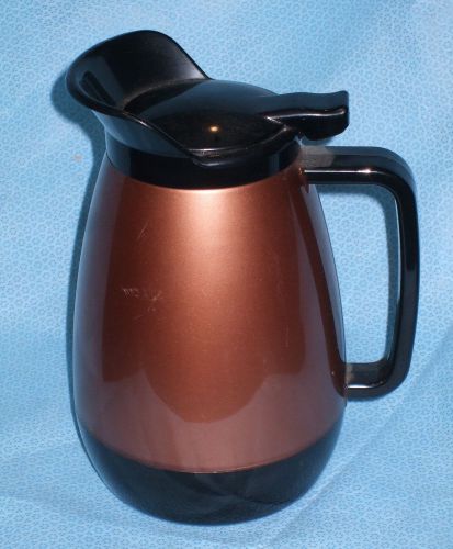 Service Ideas Thermo-Serv 0.6 Liter / 18 Ounce Copper with Black Server