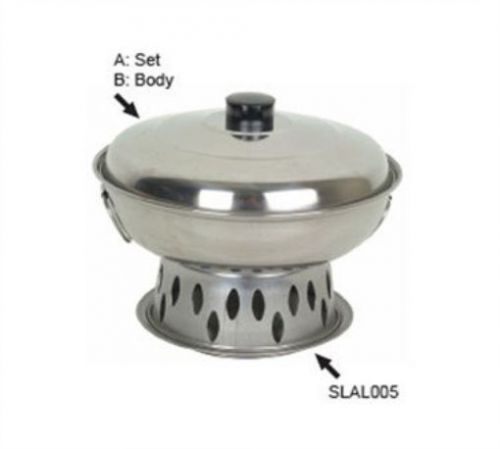 NEW Thunder Group SLAL03A Chafer Set with Handles Wok  Stand and Lid  10-Inch