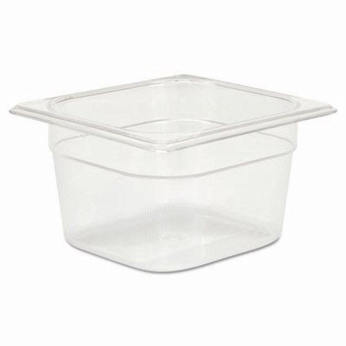 Rubbermaid 1/6 Size Cold Food Pan, 1-2/3 Qt, Clear (RCP 105P CLE)