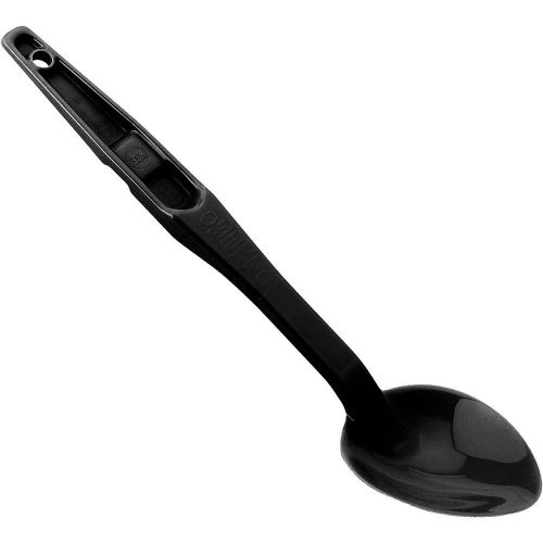 Cambro 13&#034; solid serving spoon, polycarbonate, 12pk black spo13cw-110 for sale