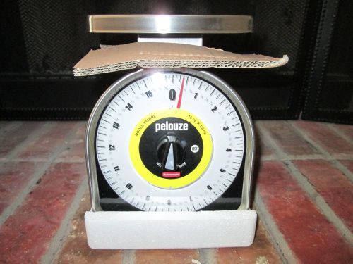 Rubbermaid pelouze fgy16r y-line 16 oz portion control scale! for sale
