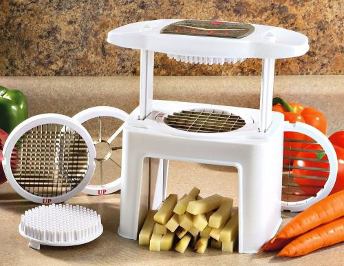 New! veg-o-matic food prep help!! chopper grater slicer dicer and fine julienne for sale