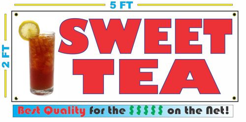 SWEET TEA All Weather Full Color Banner Sign 4 Ice Cold Stand Concession