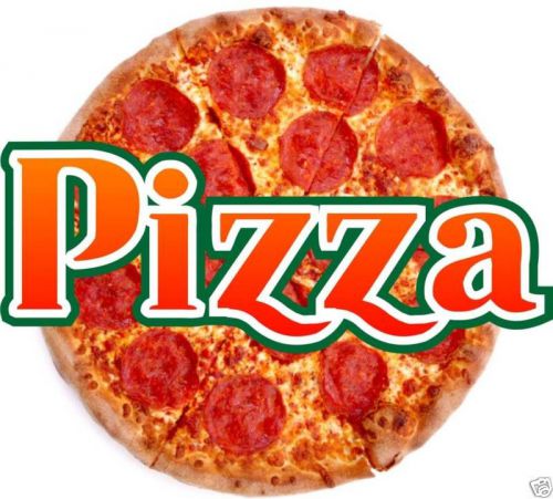 Pizza Pie Italian Restaurant Concession Food Decal 12&#034;