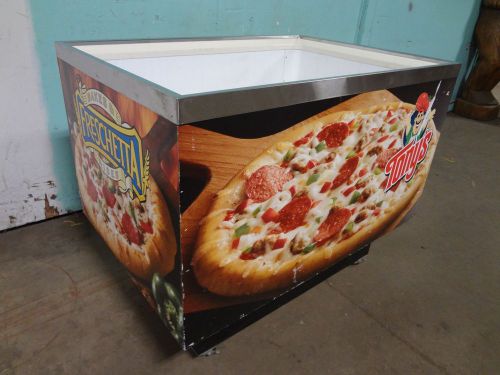 &#034; hussmann &#034; h.d. commercial open frozen foods merchandising island freezer for sale