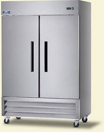 Arctic air af49 commercial reach in freezer stainless steel  double door for sale