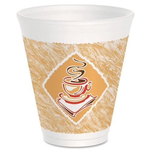 DRC12X16G Foam Cups, 12 oz., 1000/CT