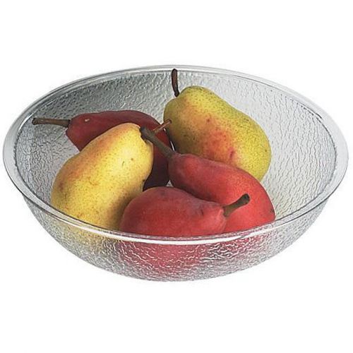 Cambro 10-in Clear Pebbled Bowl