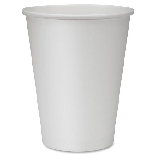 Genuine joe polyurethane-lined disposable hot cups - 12 oz - 50/pack - (19047pk) for sale