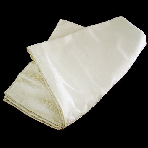 Snap drape lot of 2 omni 71” square tablecloths ivory 54369 for sale