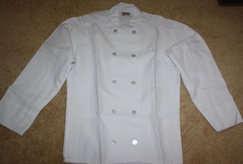 LONG SLEEVE CHEF COAT BY DAYSTAR APPAREL SIZE SMALL UNISEX BRAND NEW
