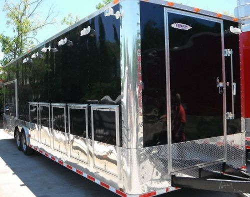 Concession trailer 8.5&#039;x30&#039; vending food event catering (black) for sale