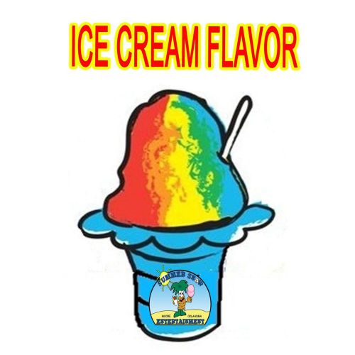 ICE CREAM SYRUP MIX SHAVED ICE / SNOW CONE Flavor GALLON CONCENTRATE #1