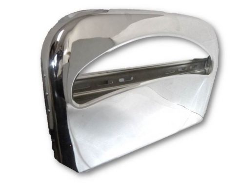 Donner toilet seat cover dispenser chrome metallic rr130ch for sale