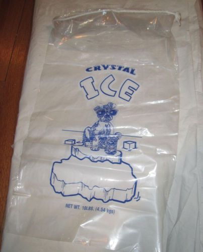 10LB PLASTIC 400 ICE BAG TWIST TIE ECO-Friendly and Non Toxic
