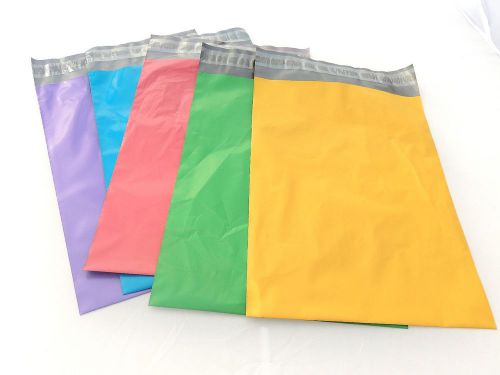 100 10x13- 5 Colors! and 50 6x9 Red Flat Poly Mailers Shipping Self Seal Postal
