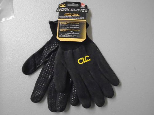 CLC- Sandy Foam Nitrile Gloves, Color: Black, Size: Medium