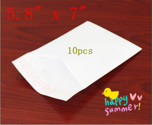 Wholesale Lots 10 package White Kraft Mailers Padded Envelopes Bags