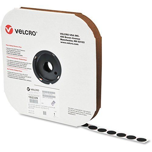 Velcro Velcro Sticky Back Coins - 0.75&#034; Width - Adhesive Back - 1028 (vek192318)