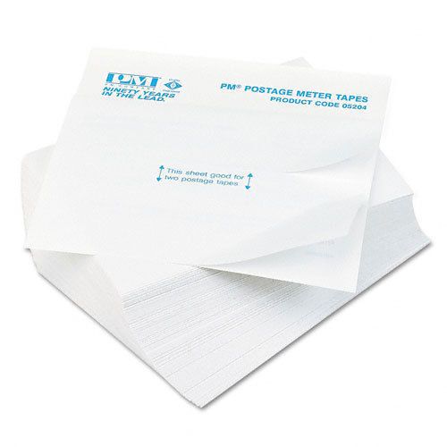 Pm company postage meter tape 05204 sheets 4x5 1/2&#034; 300/pack for sale