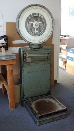 Toledo Honest Weight Scale Model 2081 circa 1950&#039;s (Tall Upgright)