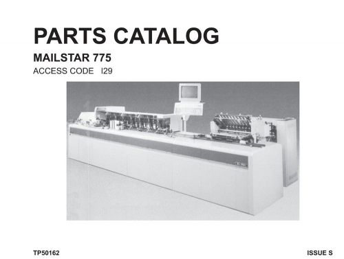 Bell Howell  Mailstar A775 Parts manual (037)