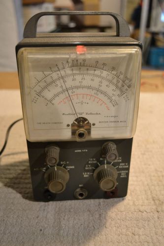 Rare Vtg. Heathkit VTVM   Model V 7A Voltmeter Ham Radio Amp