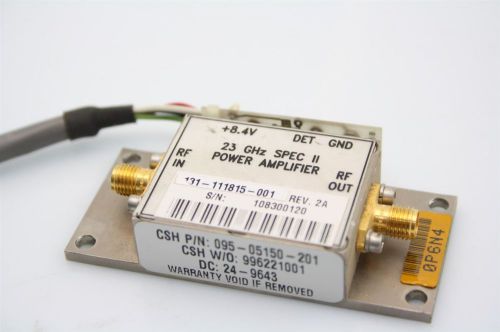 HP/Agilent Microwave RF Power Amplifier 21-23 GHz 20dBm 14dB gain  TESTED