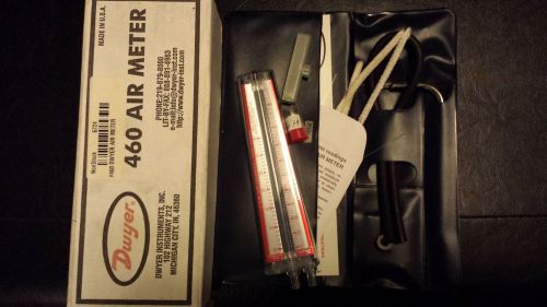 Dwyer Air Flow Velocity Meter with Accessories, MPN 460